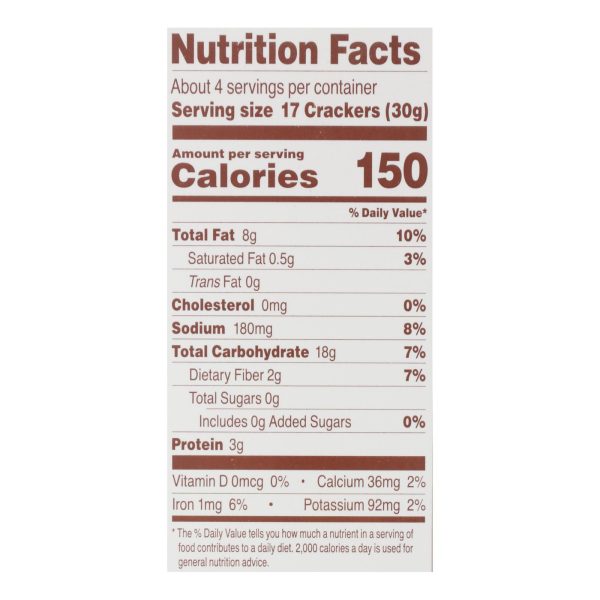 Simple Mills Rosemary and Sea Salt Almond Flour Crackers - Case of 6 - 4.25 oz.