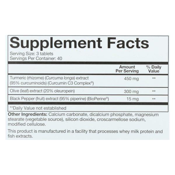 Youtheory Turmeric - Advanced Formula - 120 Tablets - Image 3