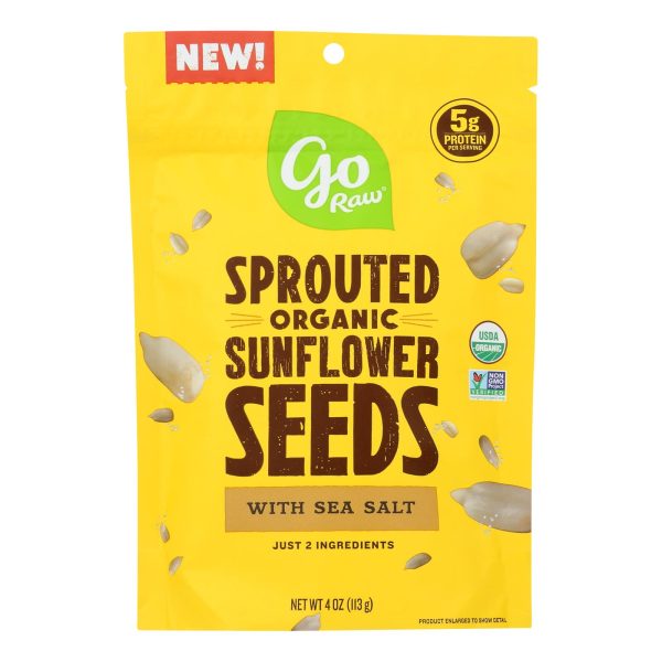 Go Raw - Snack Seed Snflwr Sprtd - Case of 10 - 4 OZ - Image 2