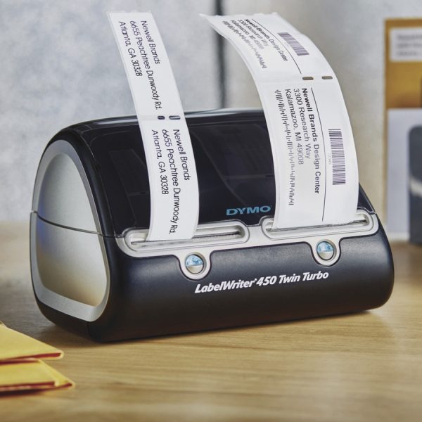Dymo LabelWriter Direct Thermal Printer - Monochrome - Label Print - USB - Platinum - Image 3