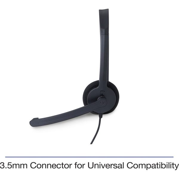 Verbatim Mono Headset with Microphone and In-Line Remote - Image 3