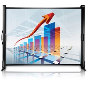 Ultraportable Tabletop Screen