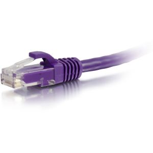 C2G 7ft Cat6a Snagless Unshielded (UTP) Network Patch Ethernet Cable-Purple
