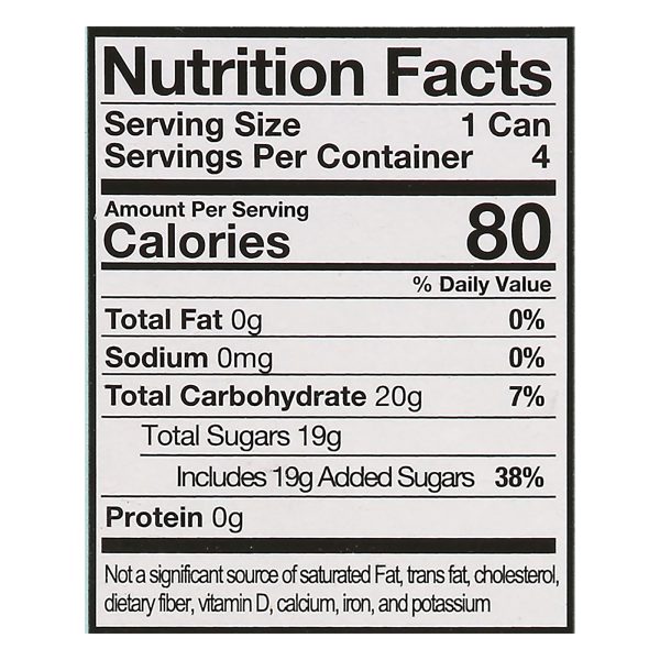 Q Drinks - Tonic Water Can 4pk Eldrflw - Case of 6-4/7.5 OZ