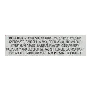 Glee Gum Chewing Gum - Triple Berry - Case of 12 - 16 Pieces