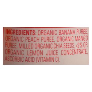 Happy Baby HappyTot Organic Superfood Banana Peach and Mango - 4.22 oz - Case of 16