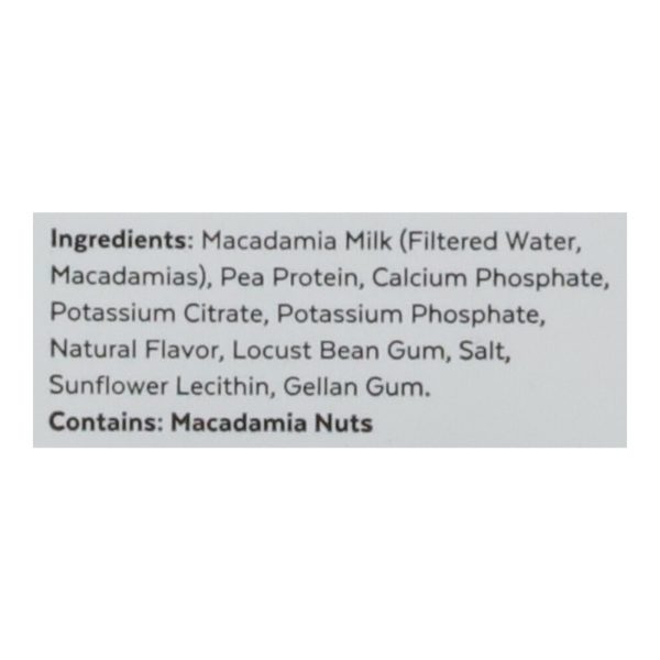 Milkadamia - Mcdm Milk Unswt Lte D Brst - Case of 6-32 FZ - Image 3
