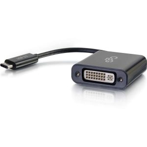 C2G USB-C To DVI-D Video Adapter Converter - Black