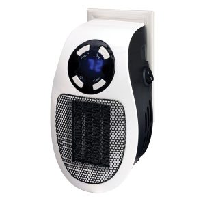 Optimus H-7801 250-Watt Plug-in Wall Outlet Heater with Thermostat and Timer, H-7801