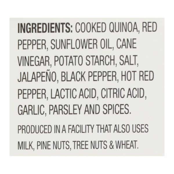 Cucina and Amore - Quinoa Meals - Spicy Jalapeno and Roasted Peppers - Case of 6 - 7.9 oz. - Image 3