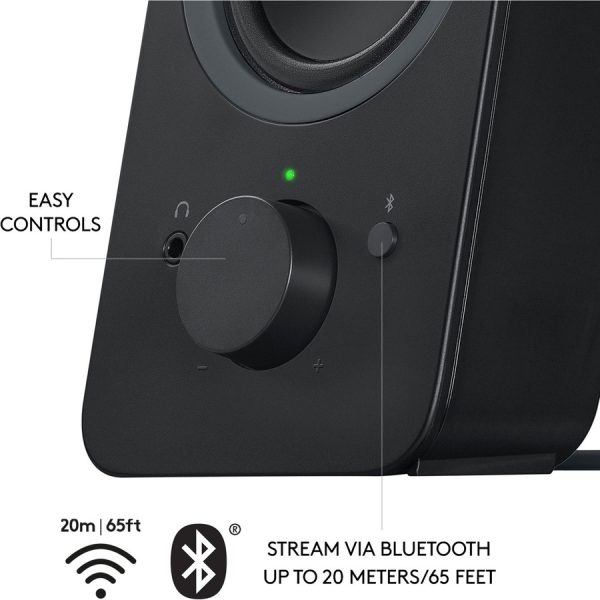 Logitech Z207 Bluetooth Speaker System - 5 W RMS - Black - Image 8