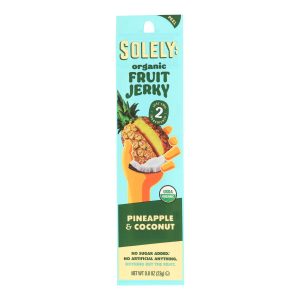 Solely Fruit - Fruit Jerky Pineap Coconut - Case of 12 - .8 OZ