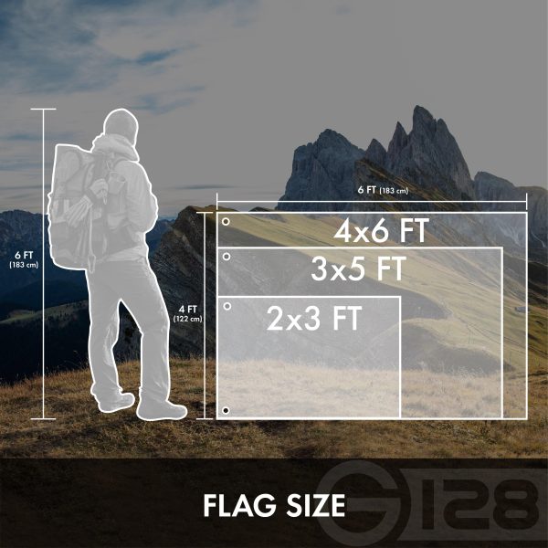 G128 Combo Pack: USA American Flag 3x5 Ft Embroidered Stars & Come and Take It (Rifle Design) Flag 3x5 Ft Embroidered Double Sided 3ply - Image 9