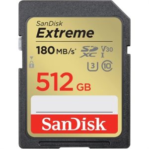 Extreme SD UHS I Card 512GB
