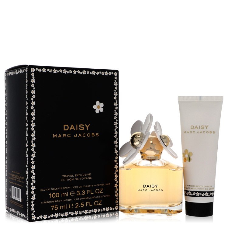 Marc Jacobs Gift Set -- 3.4 oz Eau De Toilette Spray + 2.5 oz Body Lotion for Women