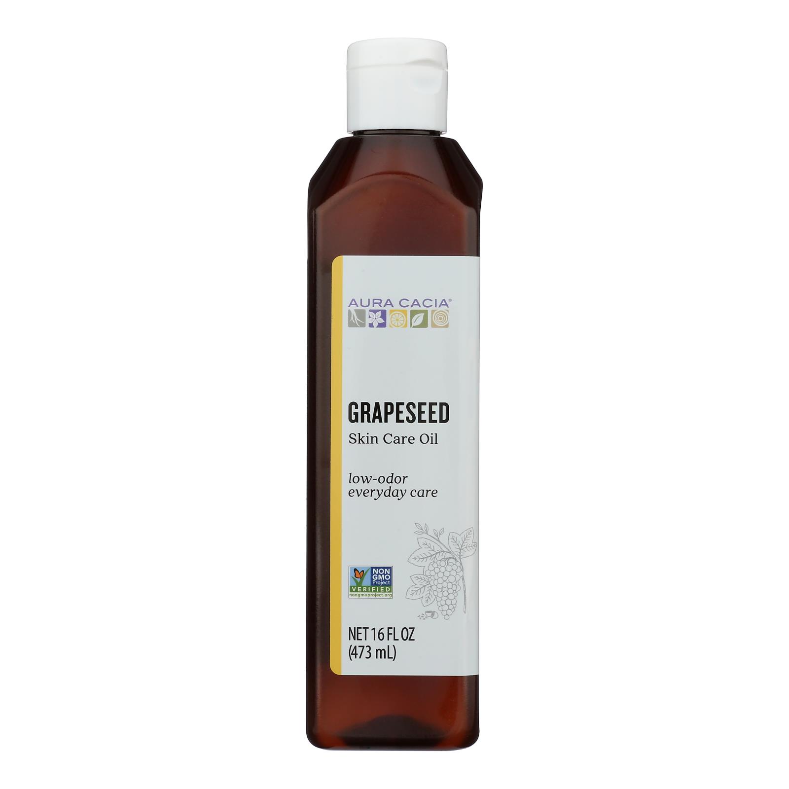 Aura Cacia - Natural Skin Care Oil Grapeseed - 16 fl oz - Image 2