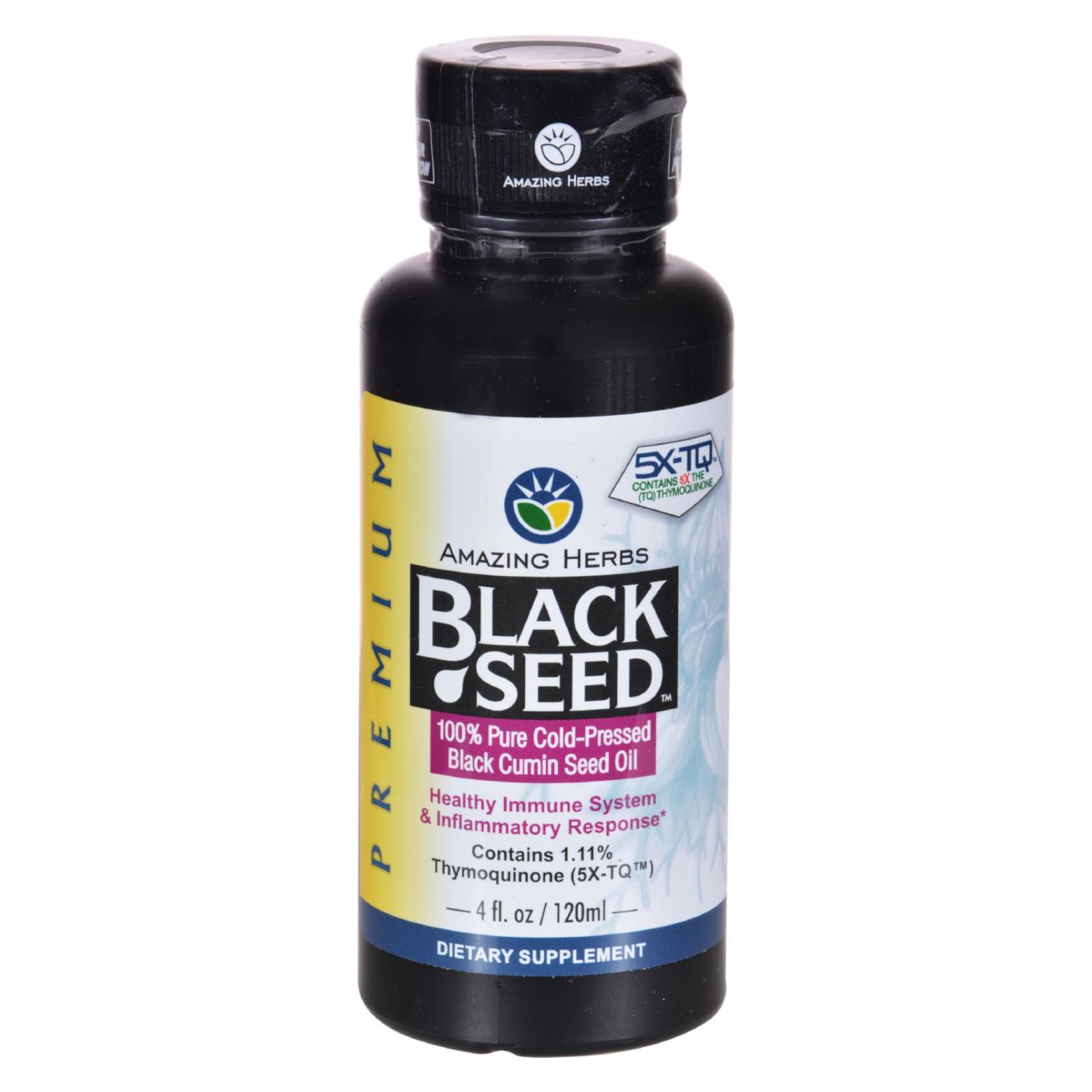 Amazing Herbs - Black Seed Oil - 4 fl oz - Image 2