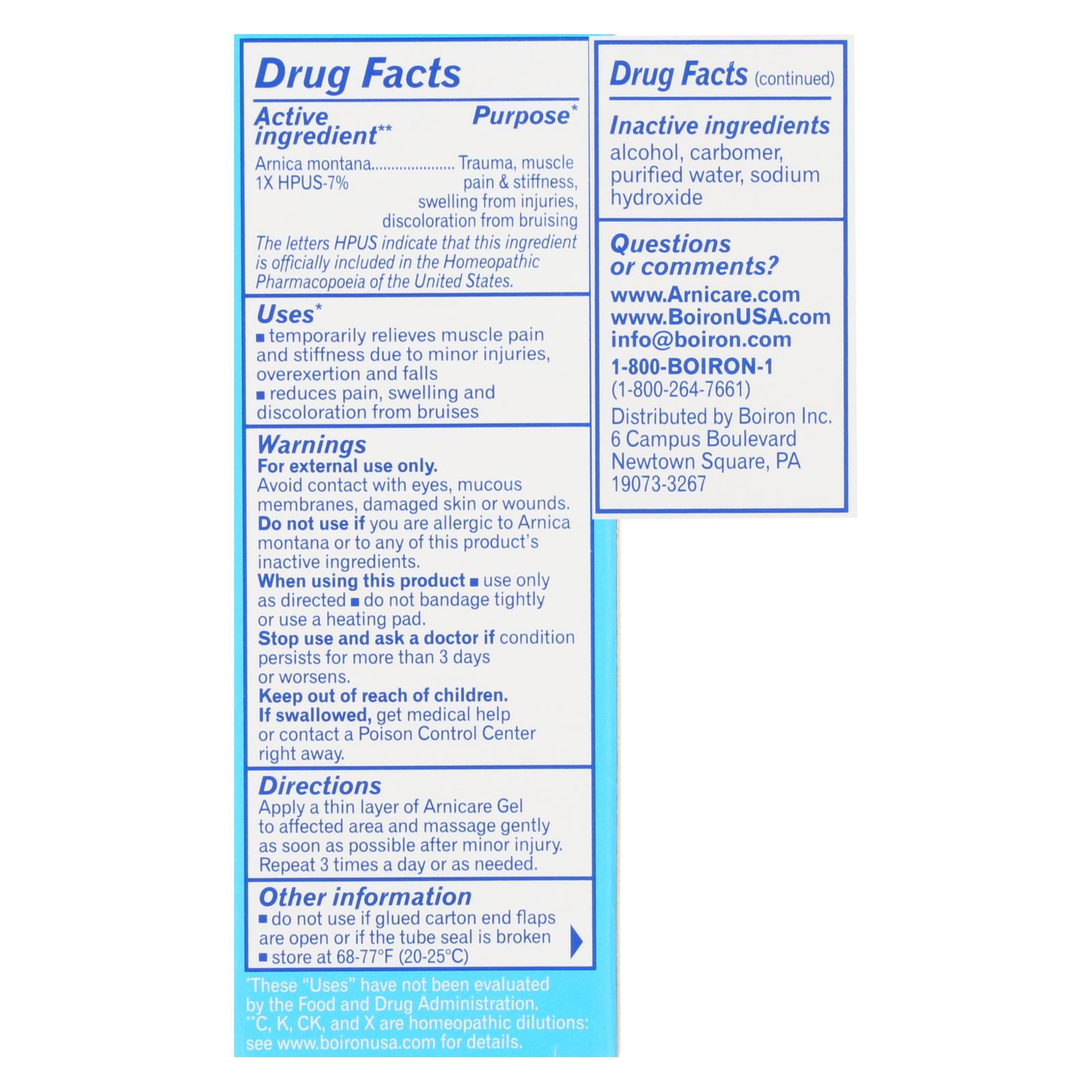 Boiron - Arnica Gel - 1.5 oz - Image 3