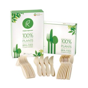 Repurpose Plant Base High Heat Utensils Set - Case of 20 - 24 Count