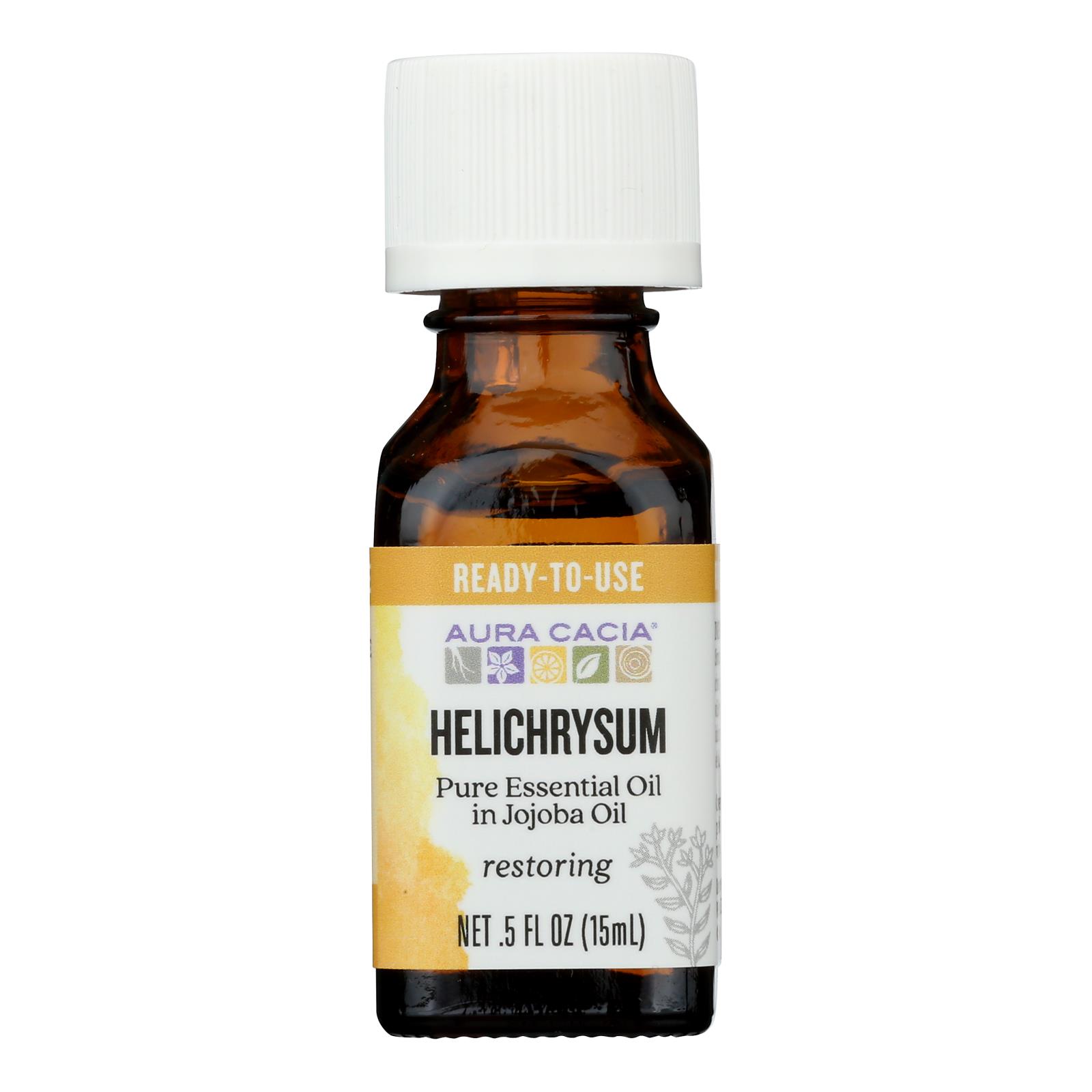 Aura Cacia - Helichrysym in Jojoba Oil - 0.5 fl oz - Image 2