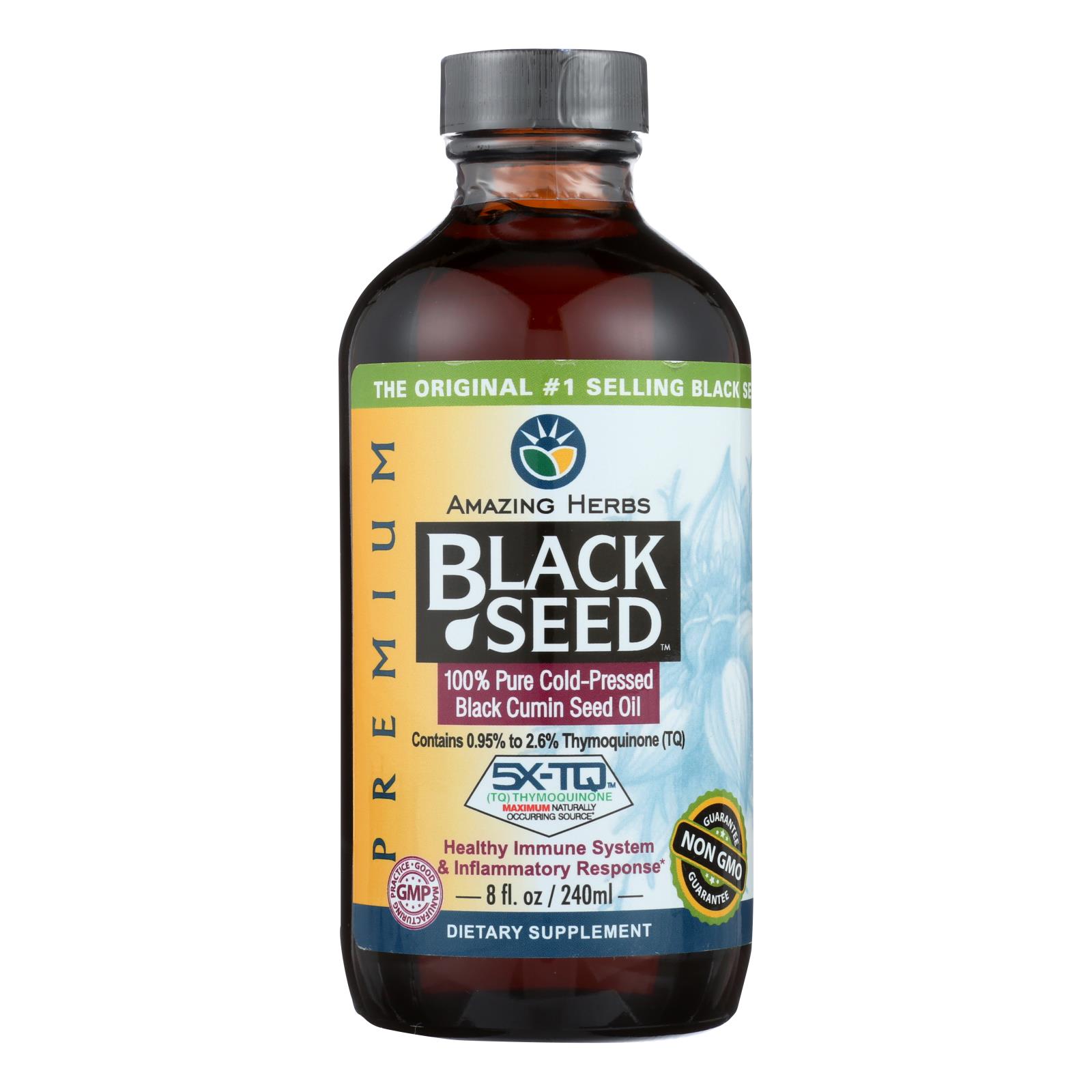 Amazing Herbs - Black Seed Oil - 8 fl oz - Image 3