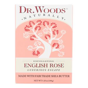 Dr. Woods Bar Soap Skin Lightening English Rose - 5.25 oz