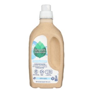 Seventh Generation Natural 4X Concentrated Laundry Detergent - Free and Clear - Case of 6 - 50 Fl oz.
