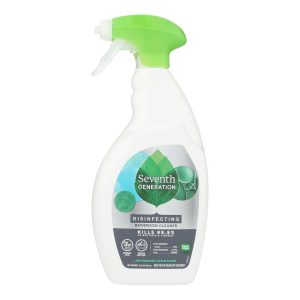 Seventh Generation Disinfecting Bathroom Cleaner - Lemongrass Thyme - Case of 8 - 26 Fl oz.