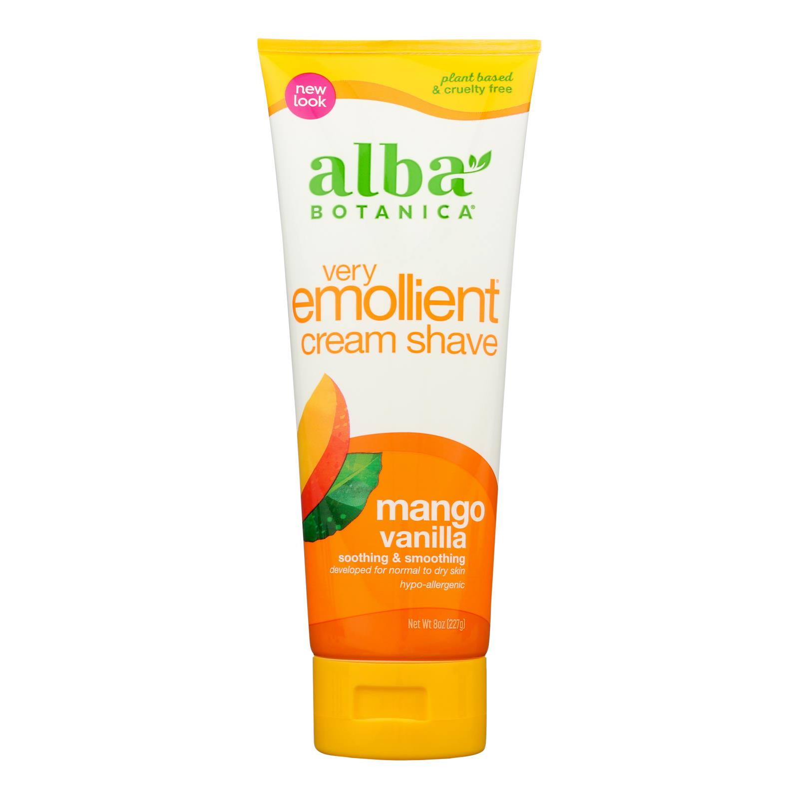 Alba Botanica - Very Emollient Cream Shave - Mango Vanilla - 8 oz - Image 2