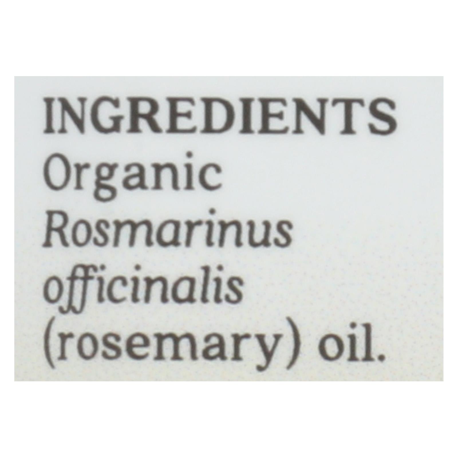 Aura Cacia - Organic Essential Oil - Rosemary - .25 oz
