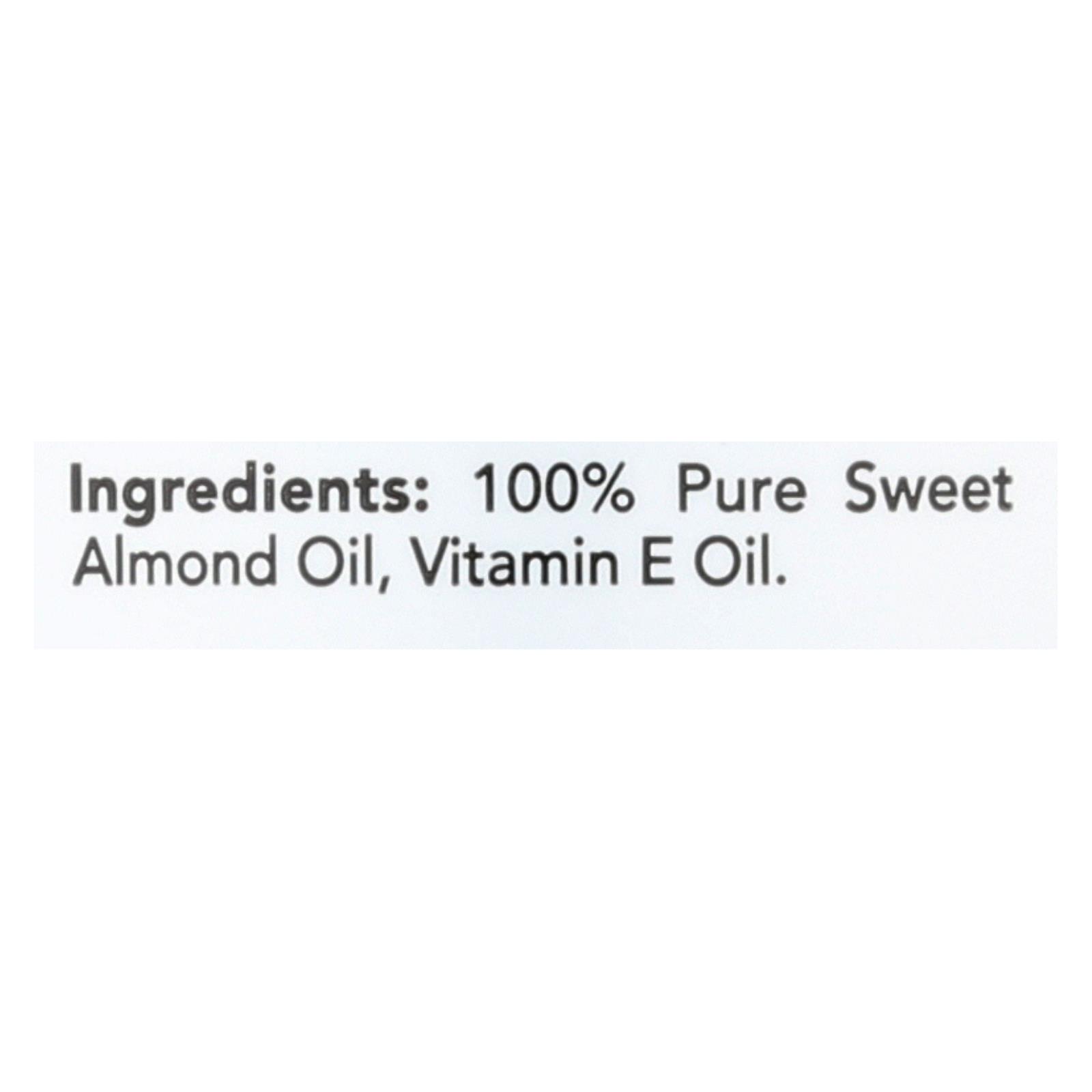 Hobe Labs Hobe Naturals Sweet Almond Oil - 4 fl oz - Image 2