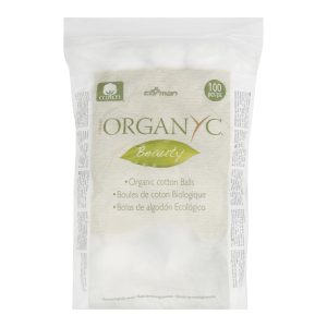 Organyc Cotton Balls - 100 Percent Organic Cotton - Beauty - 100 Count
