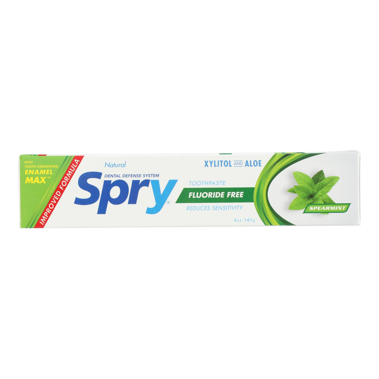 Spry Toothpaste - Spearmint - 5 oz - Image 2