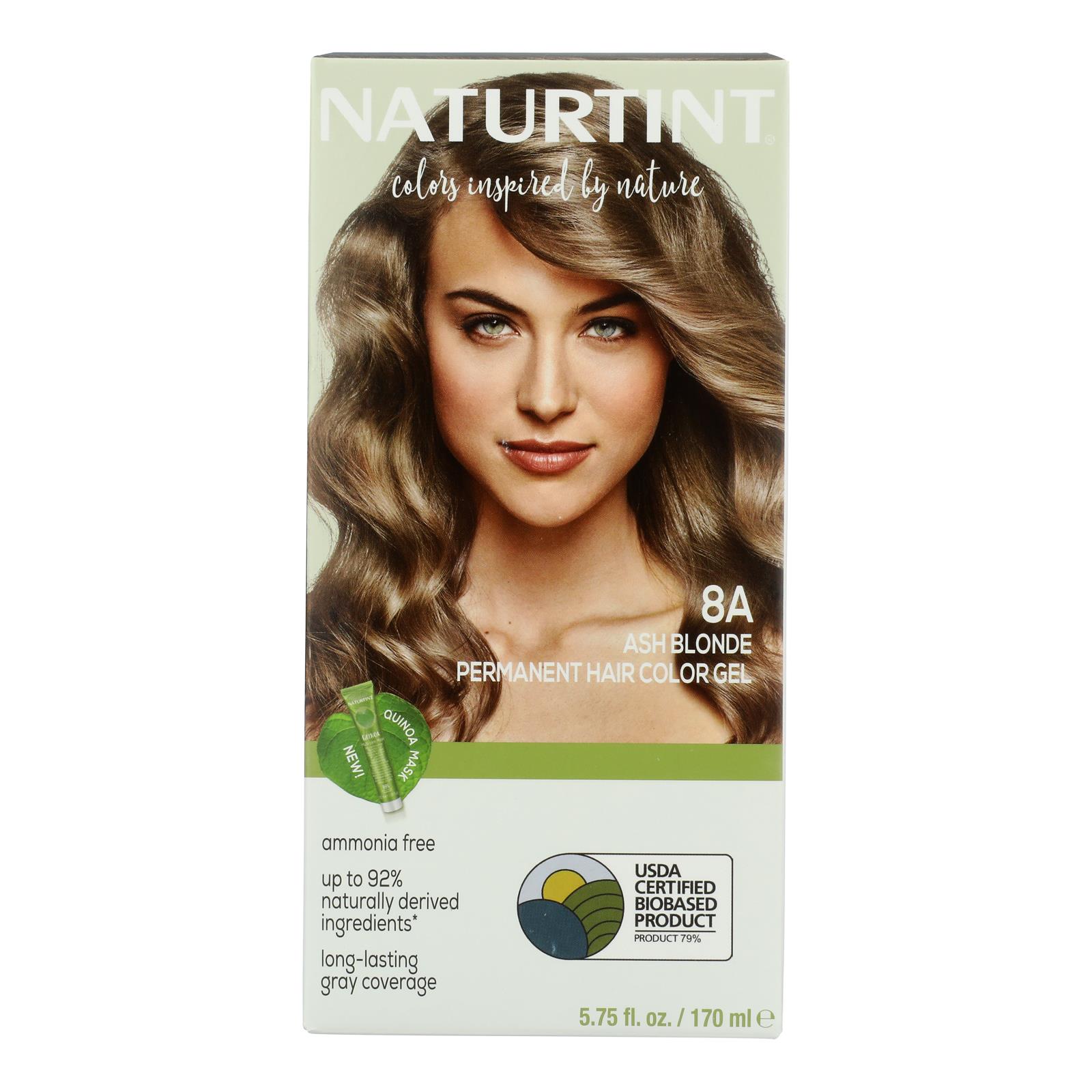 Naturtint Hair Color - Permanent - 8A - Ash Blonde - 5.28 oz