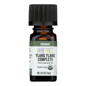 Aura Cacia - Essential Oil - Ylang Ylang Complete - Case of 1 - .25 fl oz.