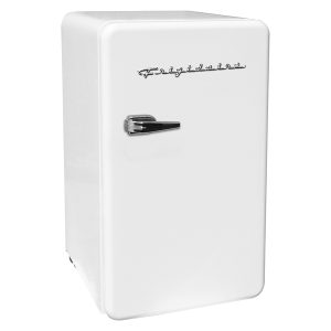 Frigidaire EFR372-B-WHITE 3.2-Cu.-Ft. 60-Watt Retro Compact Refrigerator (White)