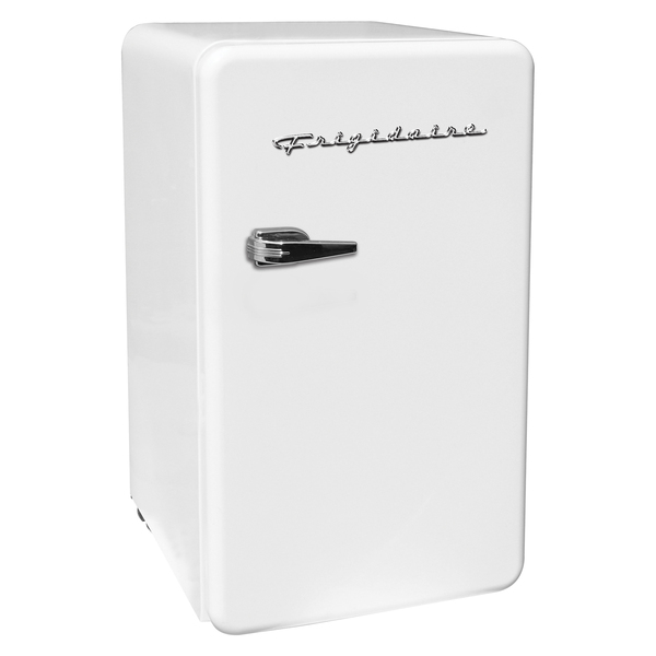 Frigidaire EFR372-B-WHITE 3.2-Cu.-Ft. 60-Watt Retro Compact Refrigerator (White)
