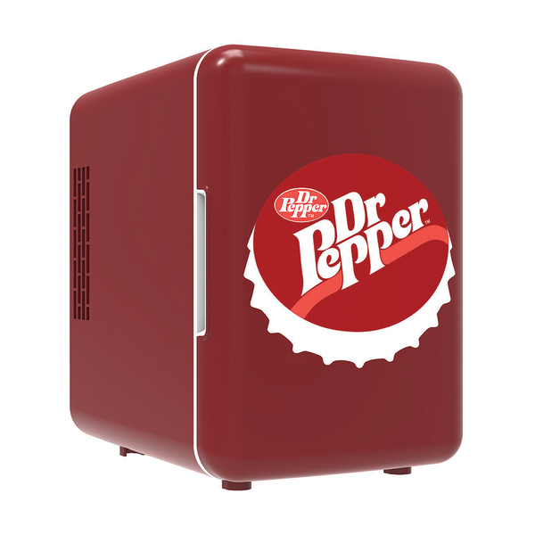 Dr. Pepper MIS153DRP 6-Can Portable Mini Fridge, MIS153DRP, Red