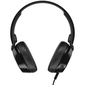 Skullcandy S5PXY-L003 Riff On-Ear Wired Headphones with Microphone (Black)
