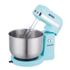 Brentwood SM-1162BL 5-Speed Stand Mixer with 3.5-Quart Stainless Steel Mixing Bowl (Blue)