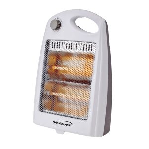 Brentwood Kool Zone H-Q801W H-Q 801W 800-Watt-Max Portable Quartz Space Heater, White