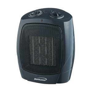 Brentwood Kool Zone H-C1601 H-C1601 1,500-Watt-Max Portable Ceramic Space Heater and Fan, Black