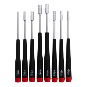 Wiha Precision Metric Nut Driver Screwdrivers (8 Piece Set)