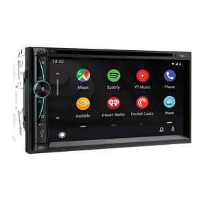 Power Acoustik D.Din 7" Touchscreen Android Auto Apple Car Play AM/FM/CD/BT