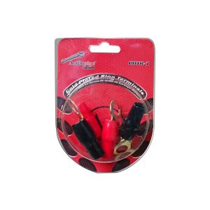 Audiopipe Ring Terminals 4 Gauge Gold Plated (2 pair)