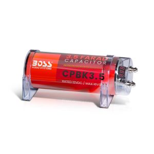 Boss Audio 3.5 Farad Power Capacitor - Black