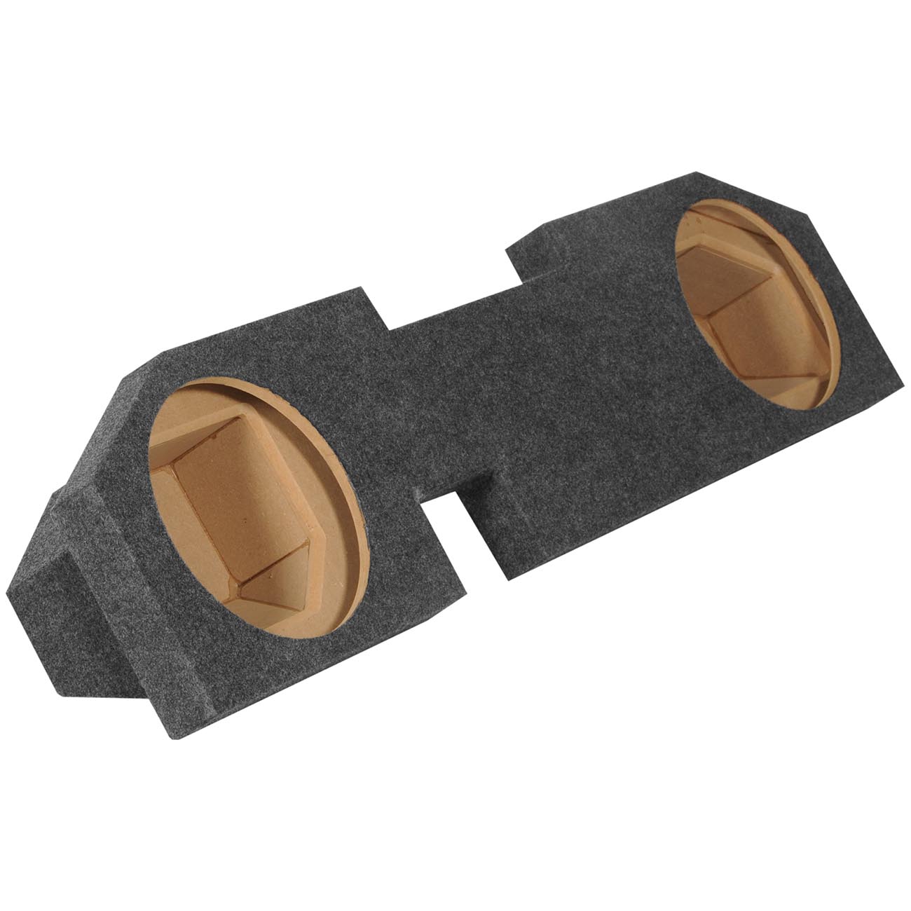 EMPTY WOOFER BOX DODGE 4 DOOR '02 - '18 DUAL 12";