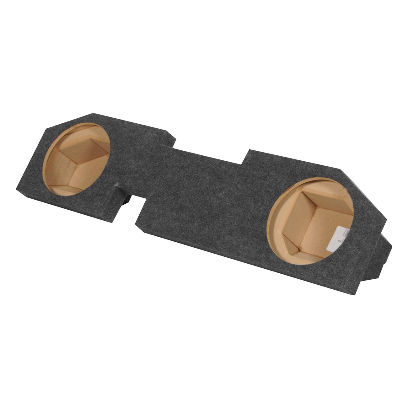 EMPTY WOOFER BOX DODGE 4 DOOR '02 - '18 DUAL 12"; - Image 2