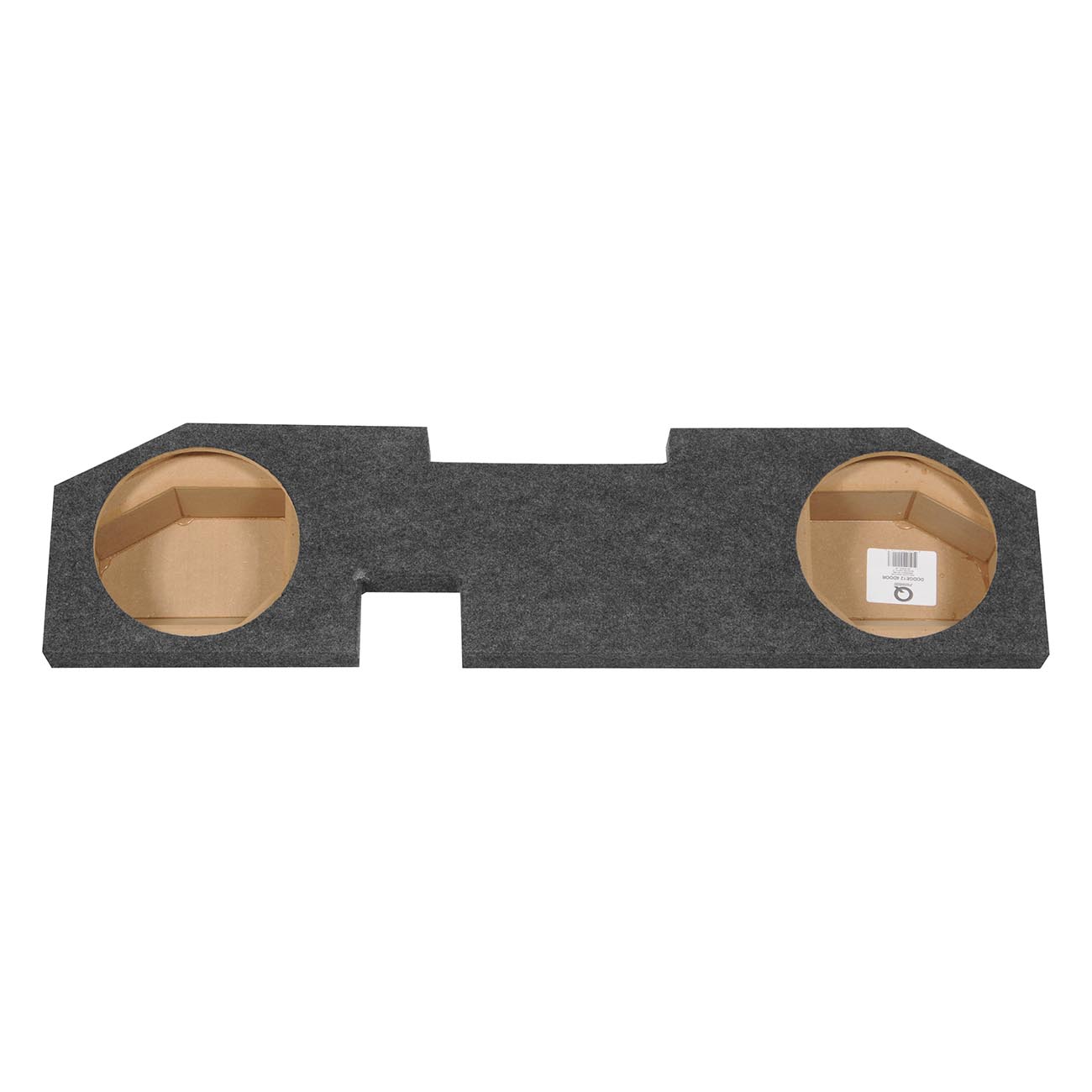 EMPTY WOOFER BOX DODGE 4 DOOR '02 - '18 DUAL 12"; - Image 3