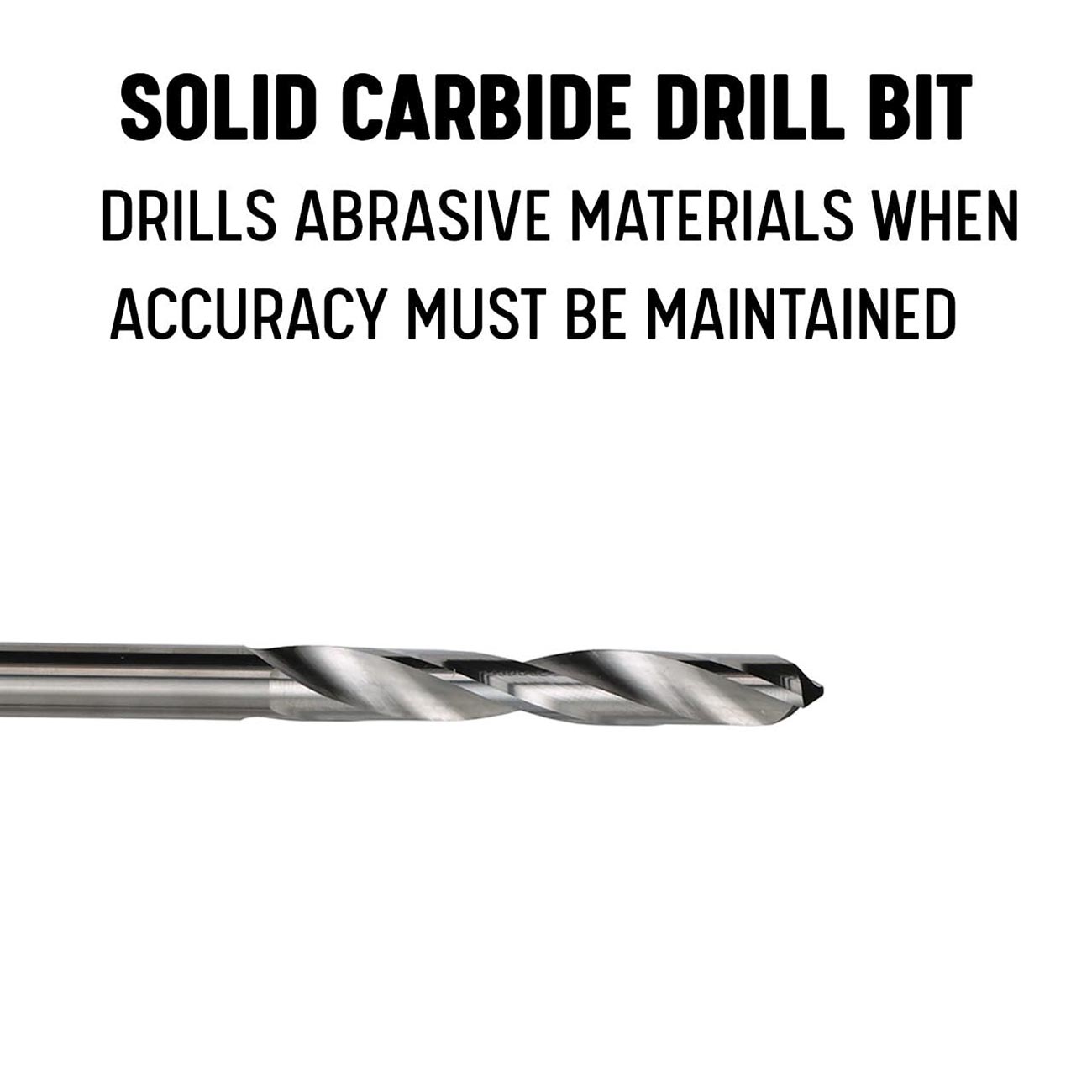 DRILL AMERICA 5/32" Solid Carbide Drill Bit - Image 2